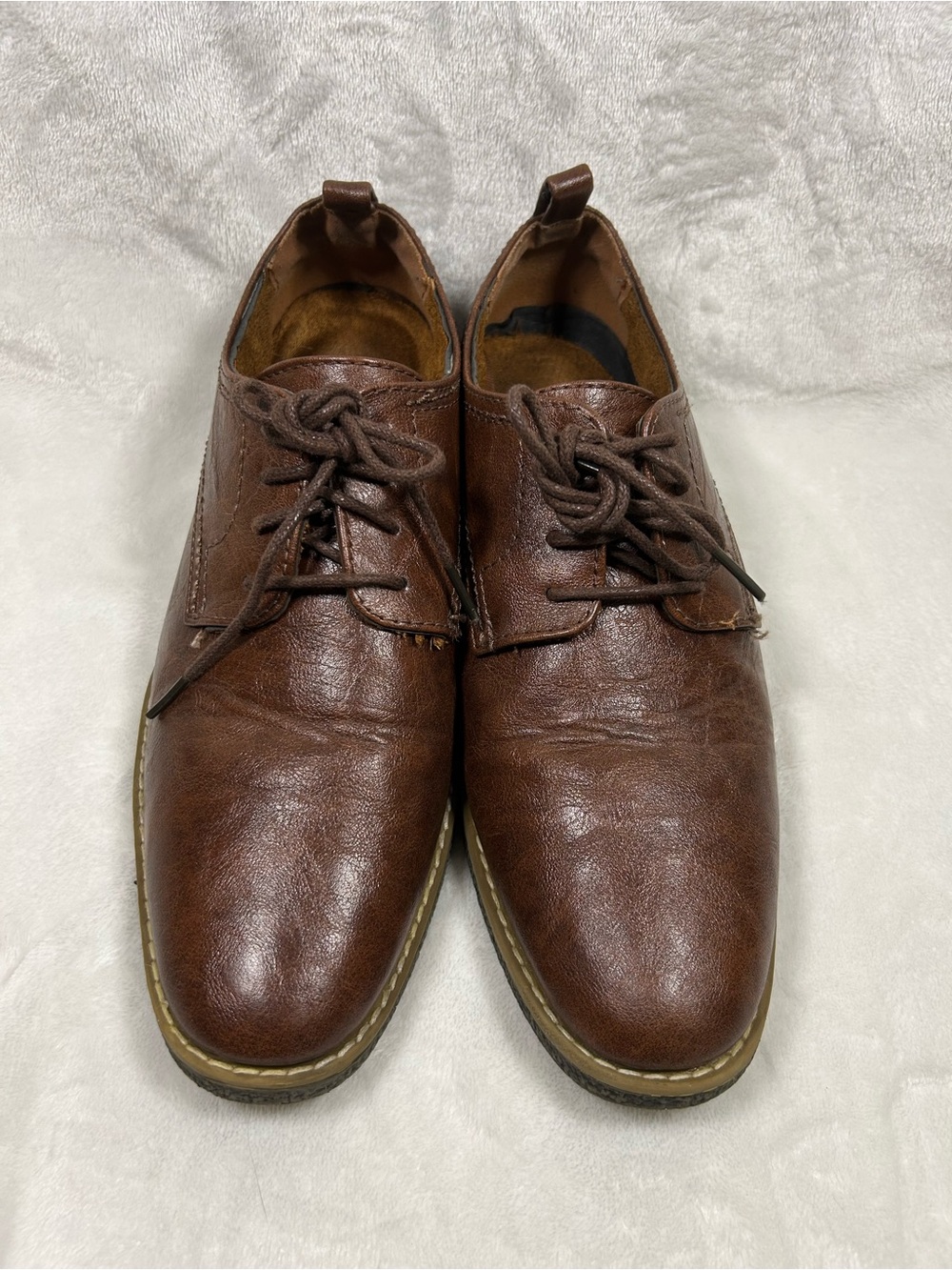 Deer Stags Brown Lace Up Dress Shoes Men’s Size 7